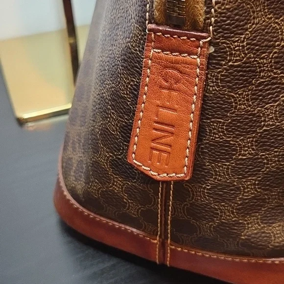 CELINE MACADAM TOTE IN BROWN - Picture 5 of 15